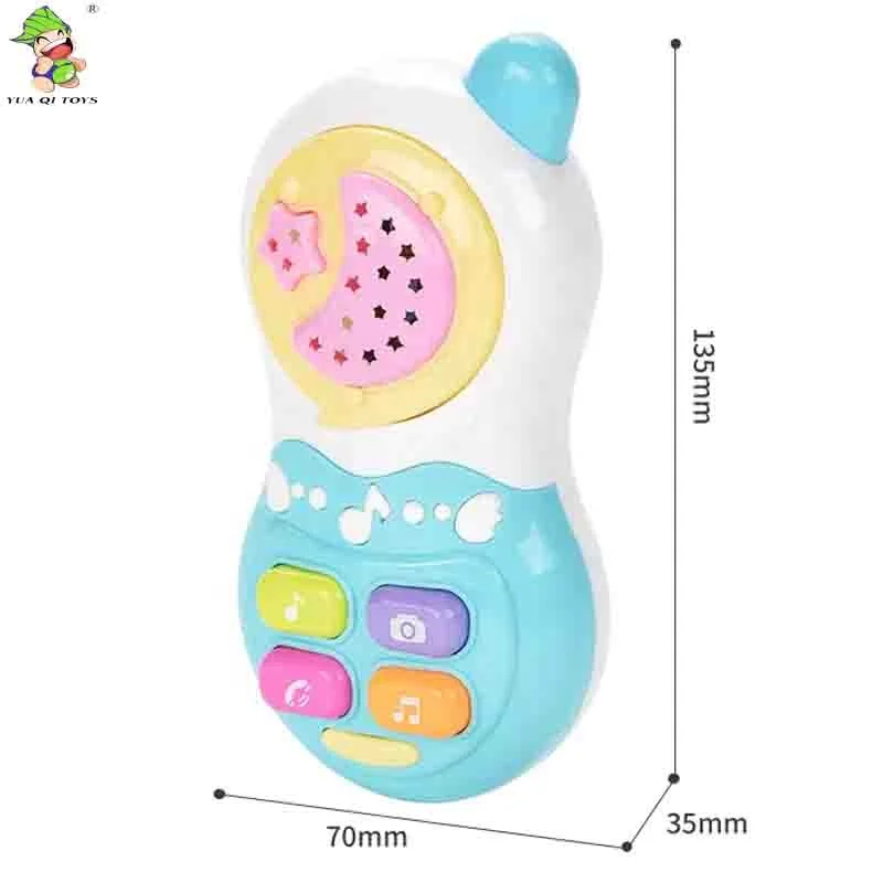 Детский телефон со звуком и светом