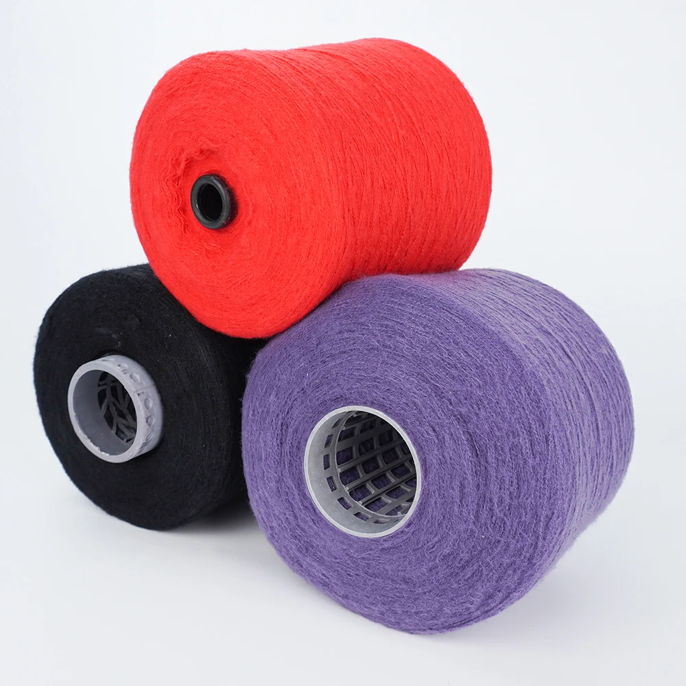 Professional Factory 9Nm/1 High Tenacity Fancy Yarn Dty Polyester Knitting Yarn