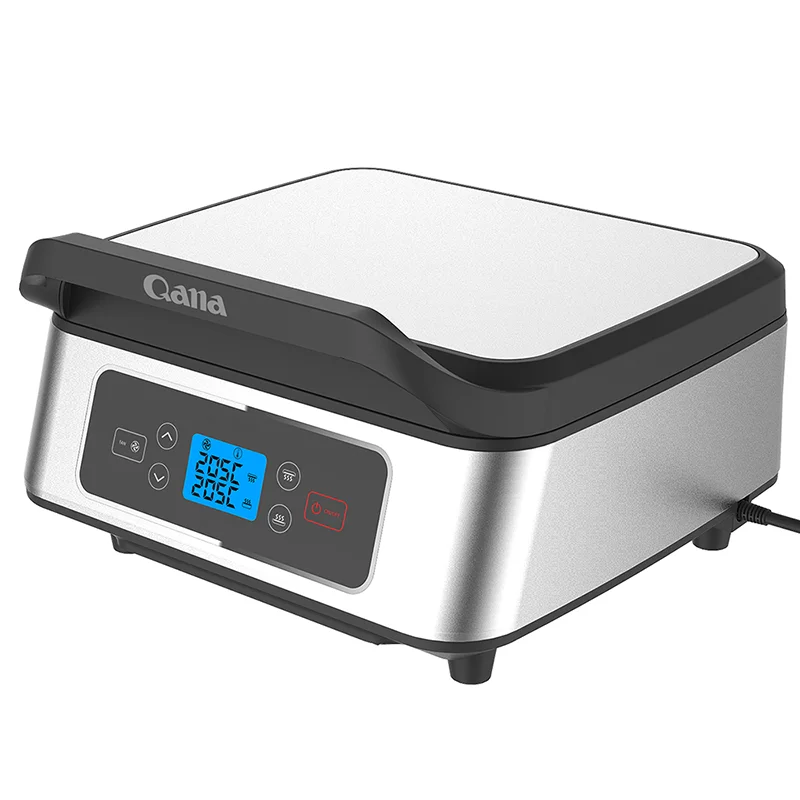 Qana custom wholesale steak grill machine Panini Press Grill  Indoor Grill Tools  Gourmet Sandwich Maker Non-Stick Coated Plates