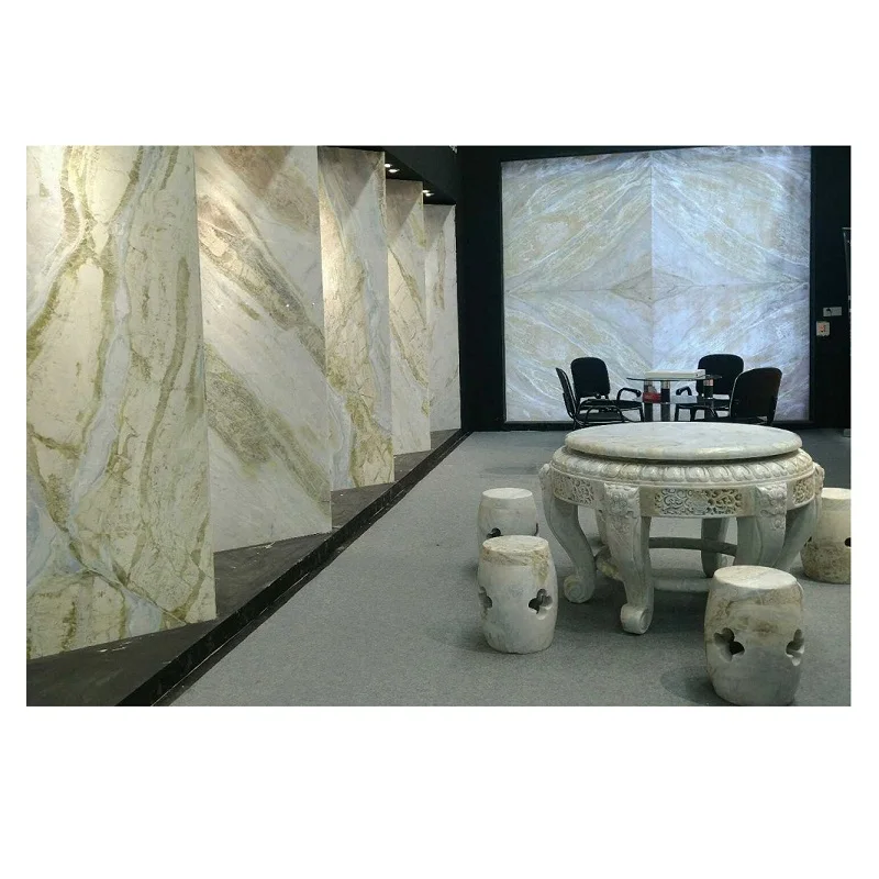 Популярная китайская книга с подсветкой зеленый оникс мраморные каменные