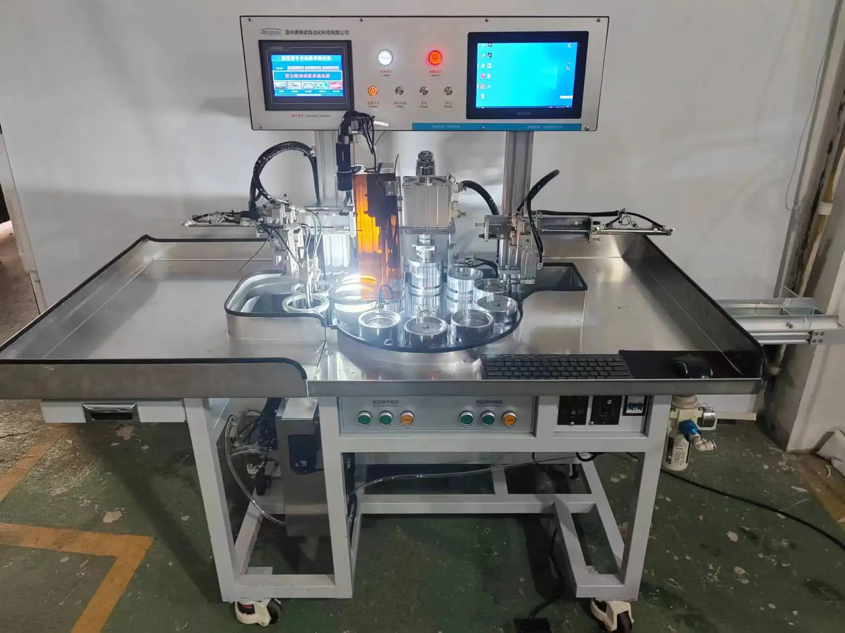 2024 New Pneumatic Semi-automatic Button Maker 10/pcs drop on one time button making machine with 58mm round mould