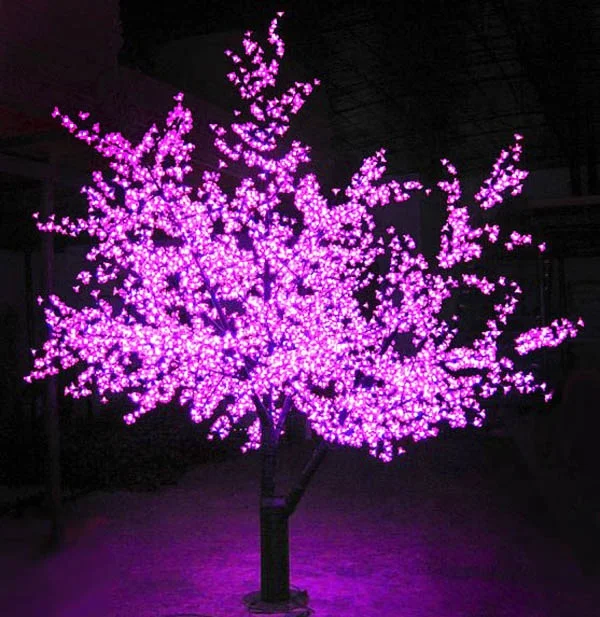Zhongshan Outdoor led tree lights purple