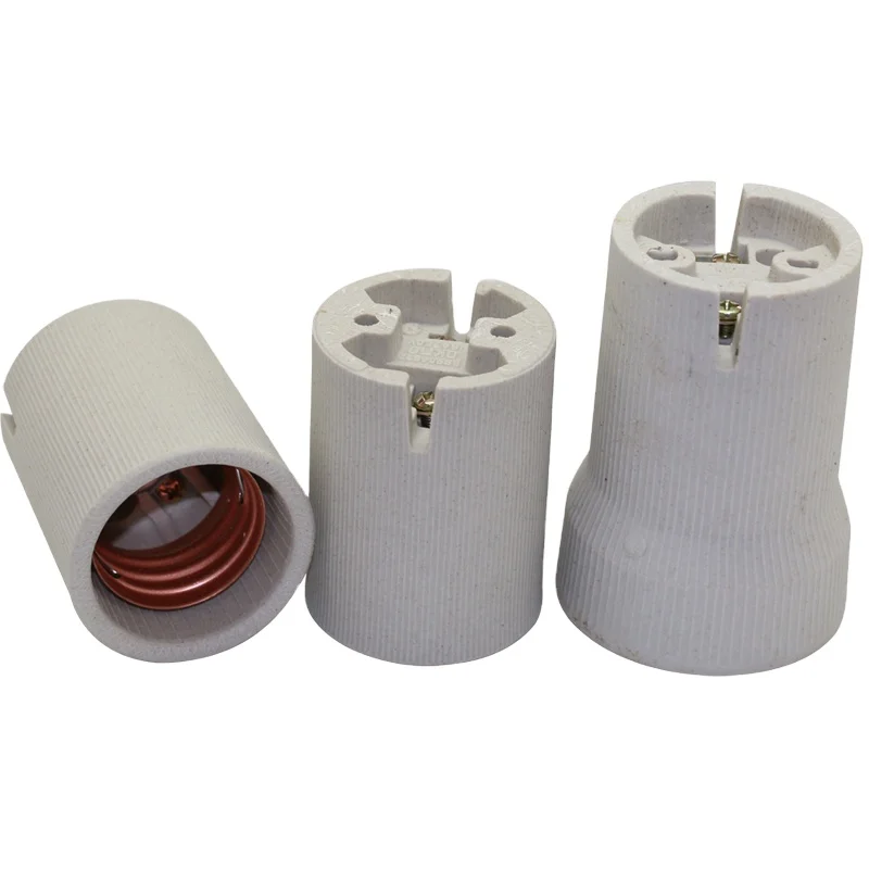E40 Ceramic Screw Lamp Holder for Plant Grow Light with Thread Bracket