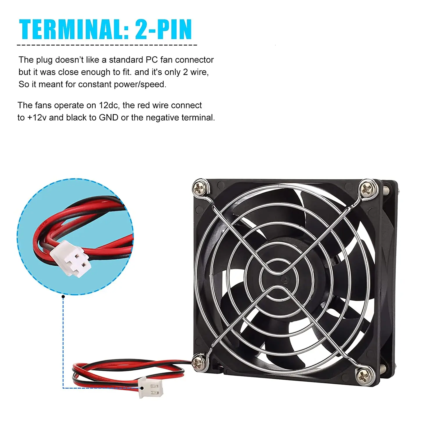Стандартный корпус вентилятор 80x80x25mm DC 12V бесщеточный 2-контактный высокопроизводительный ПК чехол для ноутбука