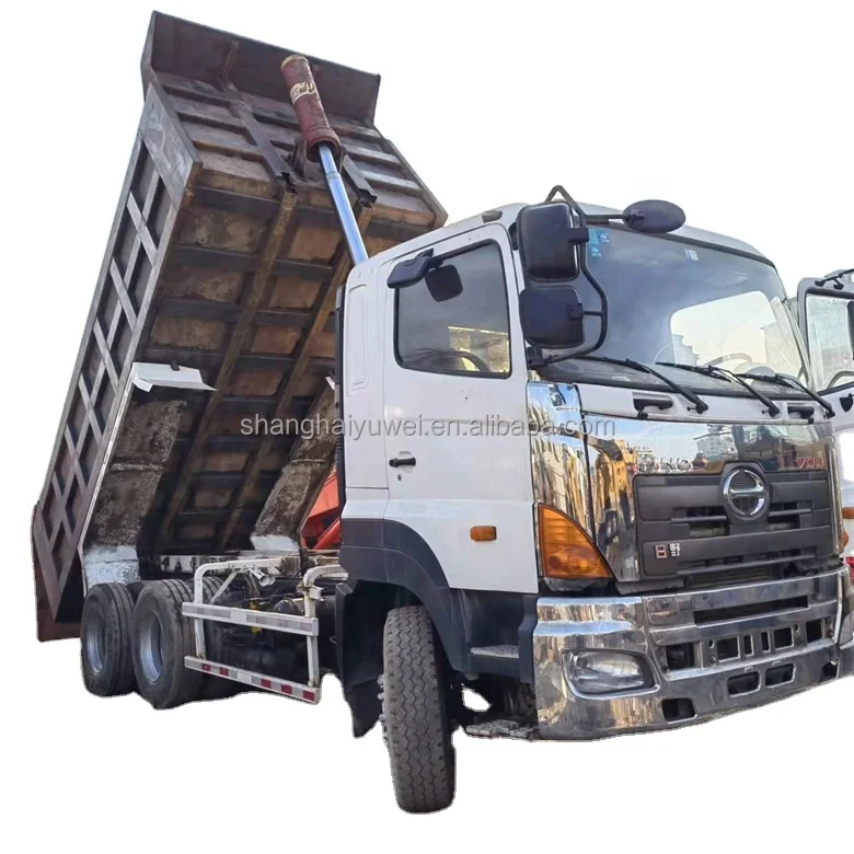 Used Good Condition HINO dump truck Used Construction Equipment HINO 6*4 heavy duty 700 dump
