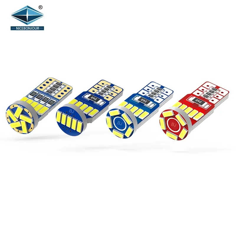 Wholesale Super Bright  car lights led t10 car reading light OEM 4014 15 smd 12v 194 168 W5W CANBUS license plate light