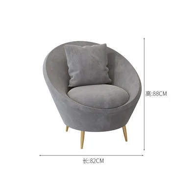 Nordic modern sofa set light luxury furniture combination company living room double sofa cloud fabric sofa chair