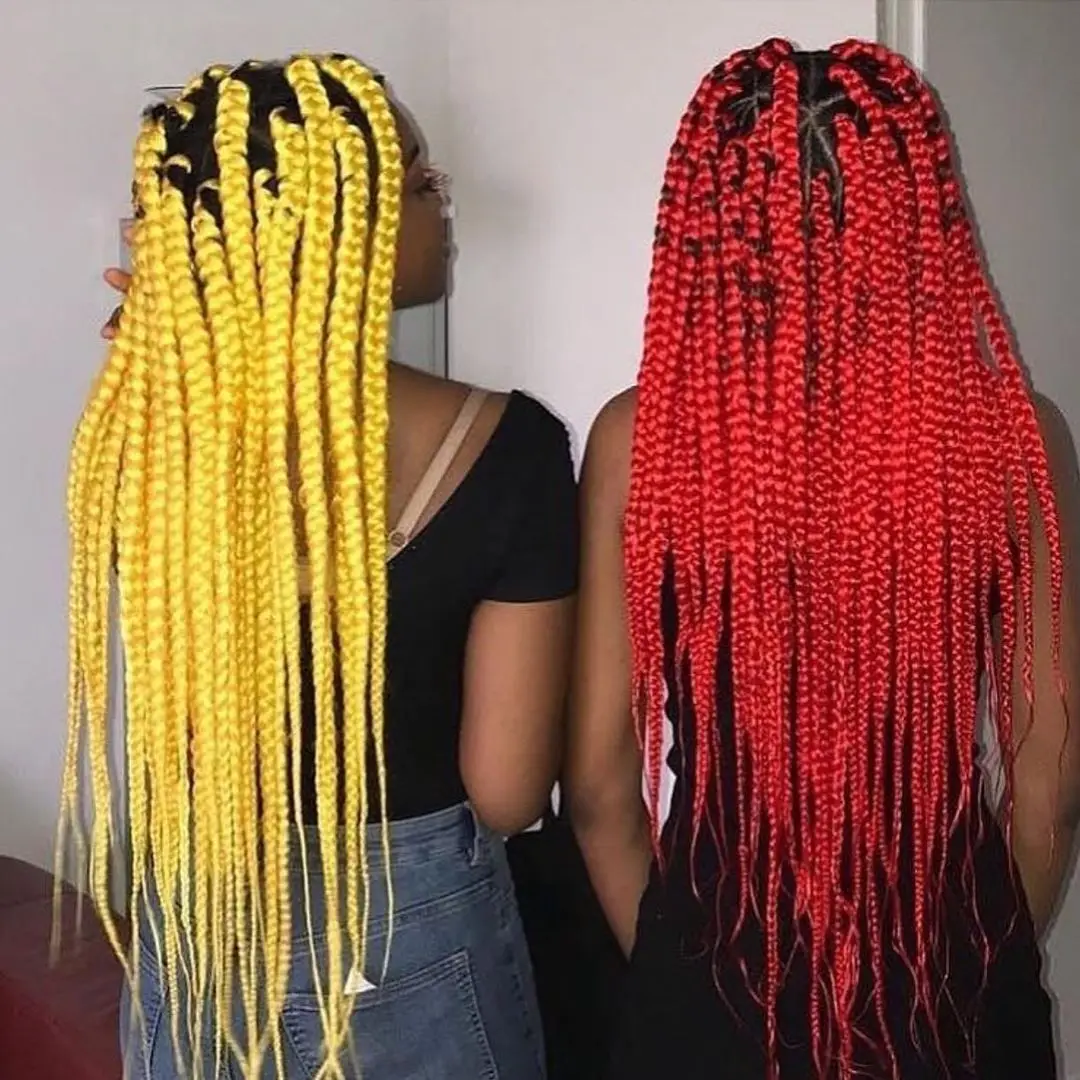 
3 pieces for $1Jumbo Braid Ombre Expression Braids African Extension Crochet Curly Synthetic Braiding Hair 