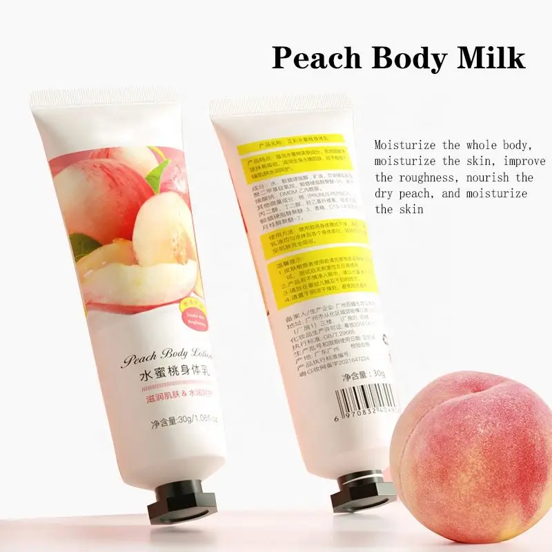 OEM Peach Whole Moisturizing and Hydrating Smooth Skin Care Lotion Body Milk
