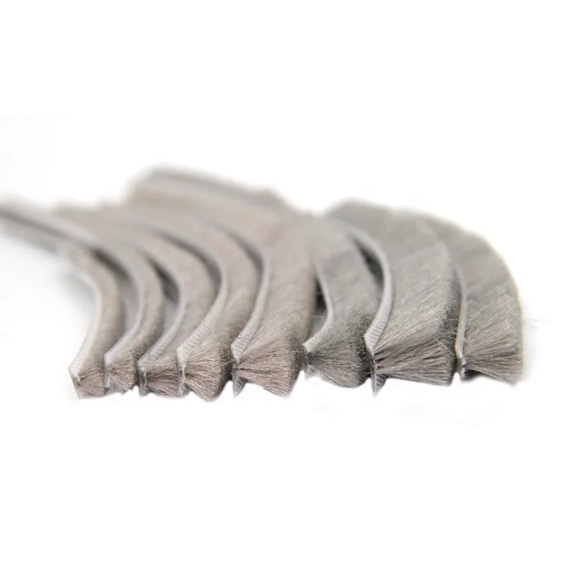 Windows мохер танкетка из этиленового пропилен-каучука прокладки шкаф дверного уплотнителя из мохера Рождество уплотнитель лобового стекла гибкие полосы щетка ворсовым уплотнитель