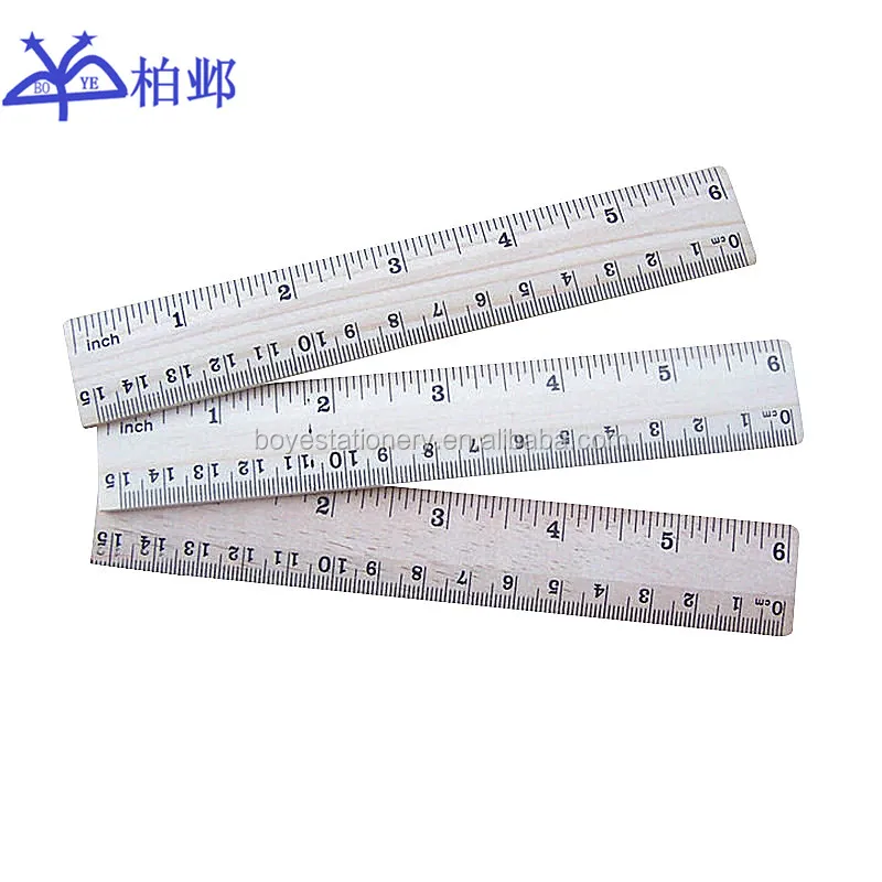 Promotion Cute Painted 10cm Wooden Kids Mini Ruler Cartoon ruler for Kids 15cm Wooden Ruler