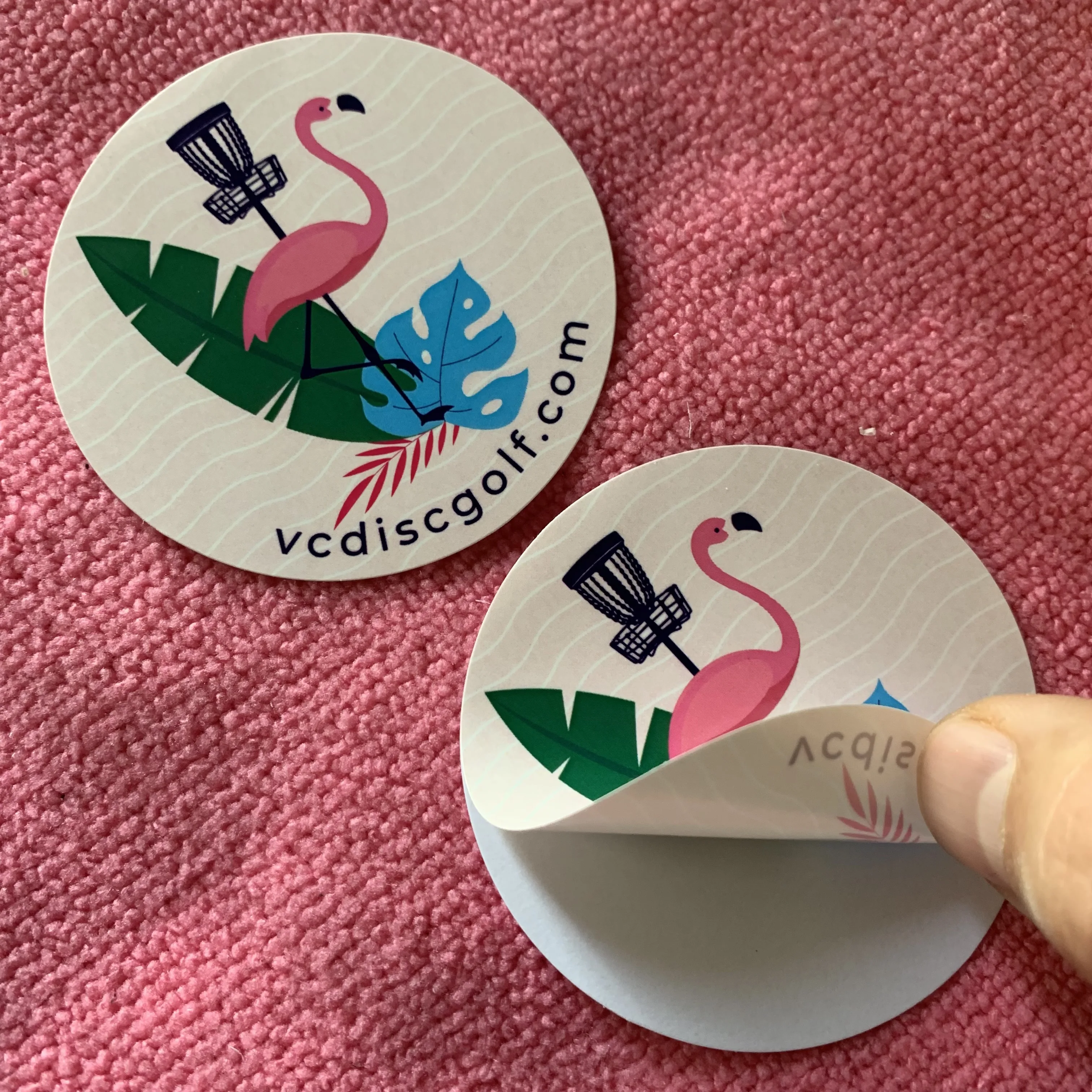 China Wholesale Adhesive Vinyl Sticker,Waterproof Cute Logo PVC Plastic Sticker For Car