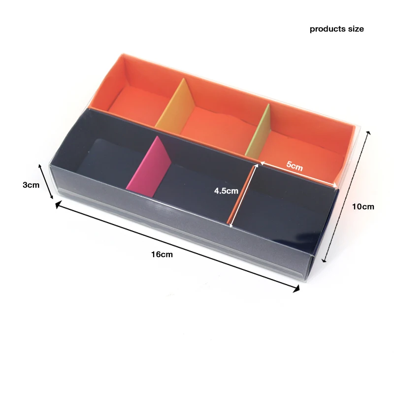 Clear Plastic  Lid And Kraft Drawer Box  Macaron box /chocolate box /pastry box With Logo Customized Packaging Box