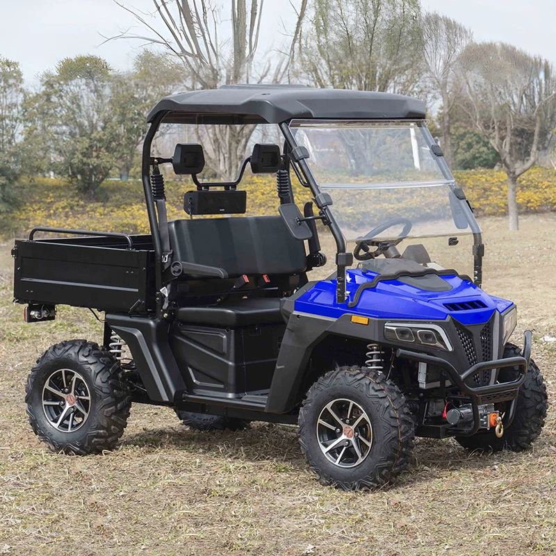 72V 10KW All Terrain 4 Wheeler Farm Electric 4 Seater UTV