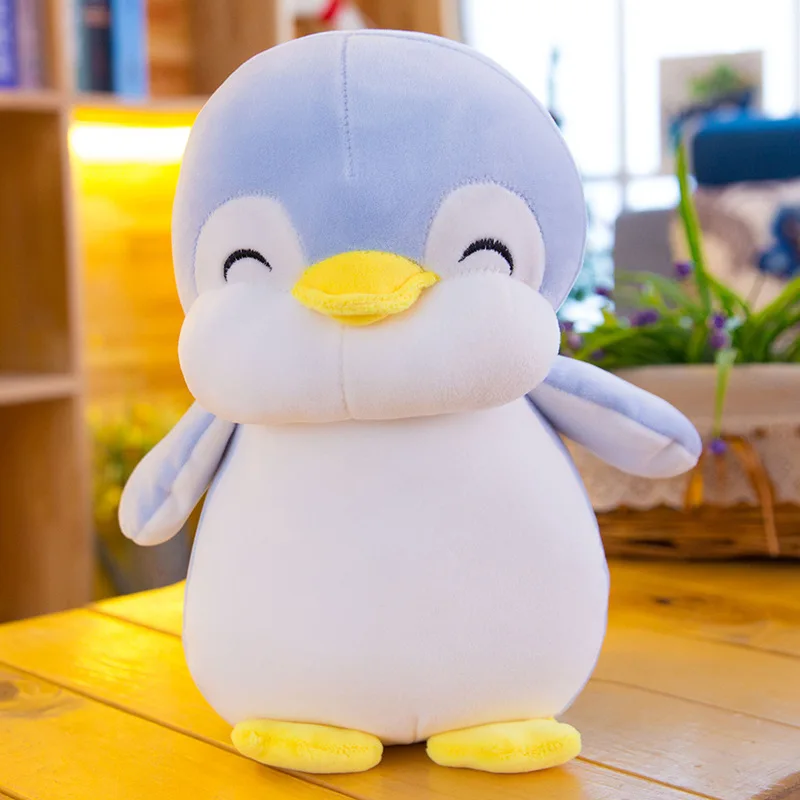 Creative Sea Animal Fat Penguin Stuffed Animal Plush Toy Blue Penguin Soft Toys