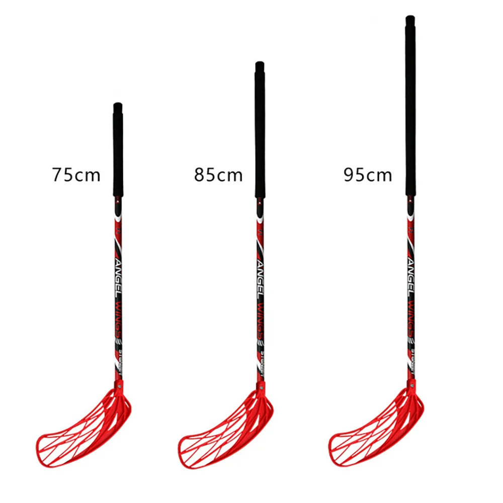Custom Factory Wholesale 75Cm 205G Durable Aluminium Shaft Fiberglass Blade Floorball Sticks