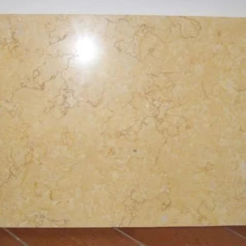 Оптовая продажа облицовка стен из натурального камня египетская желтая мраморная плитка