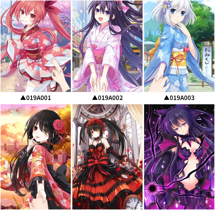 HOT Japanese Anime DATE A LIVE Hanging Painting Picture  Poster Home Decor Picture Canvas Painting