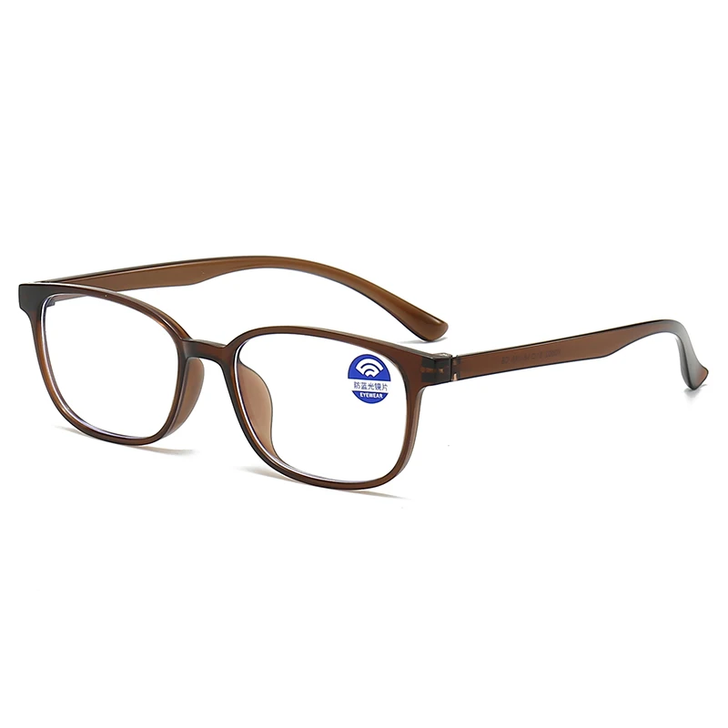 Bingkai optik fengchao pro dusen kacamata kom puter anticahaya biru TR kacamata anticahaya biru untuk pria dan wanita