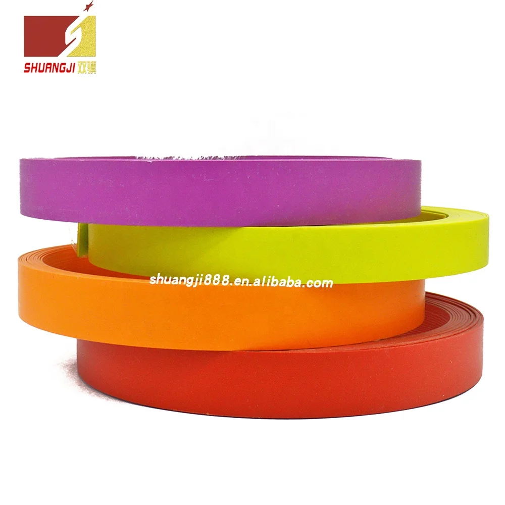 Supplier ABS edge banding tape edg/Flexible plastic edge strips trim /PVC edge banding accessories rolls