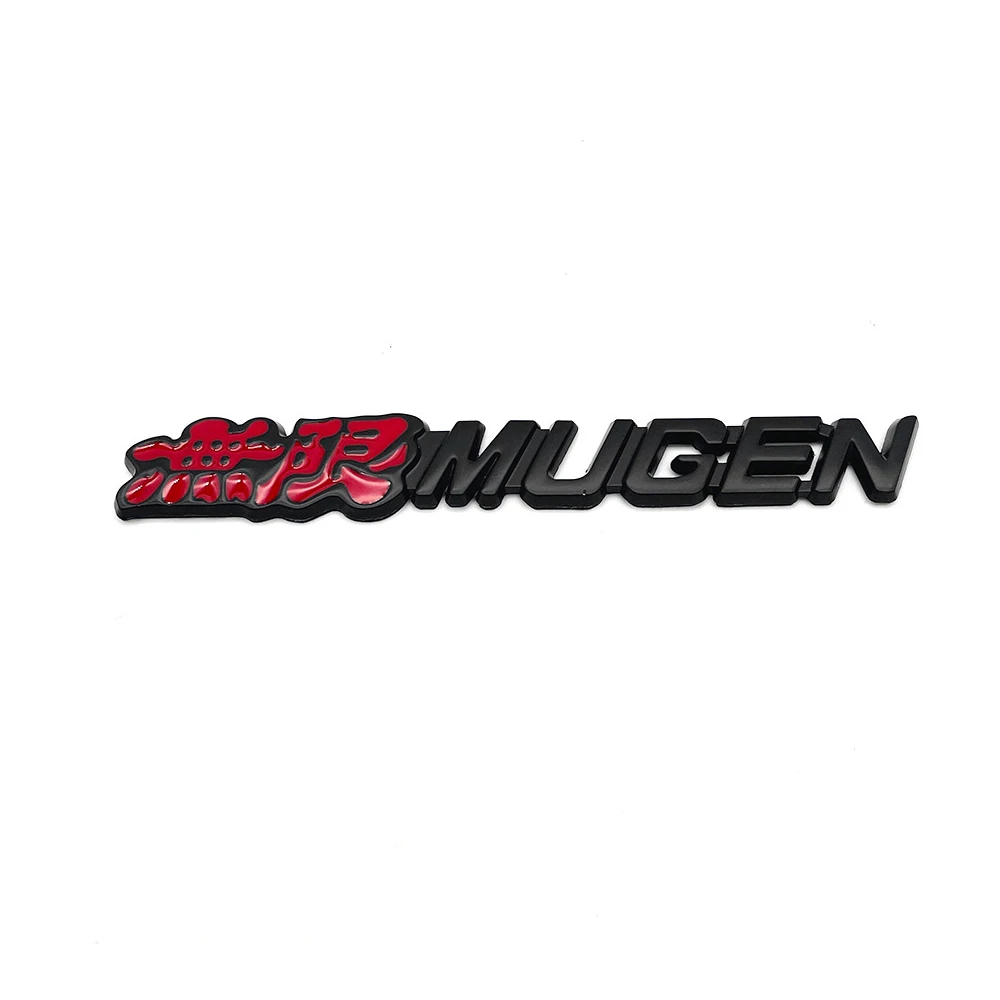 3D car stickers for automobiles Unlimited MUGEN metal car stickers are suitable for Honda modified body stickers with tail label