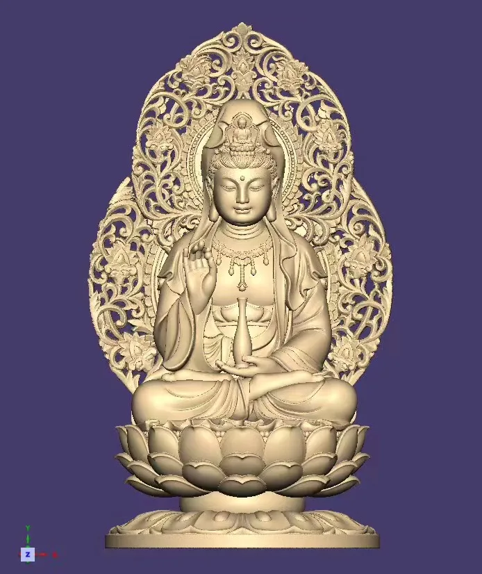 Chinese art masters focus on 3D design and customization of temple Buddha statues for more than 30 years Buddha statue mold