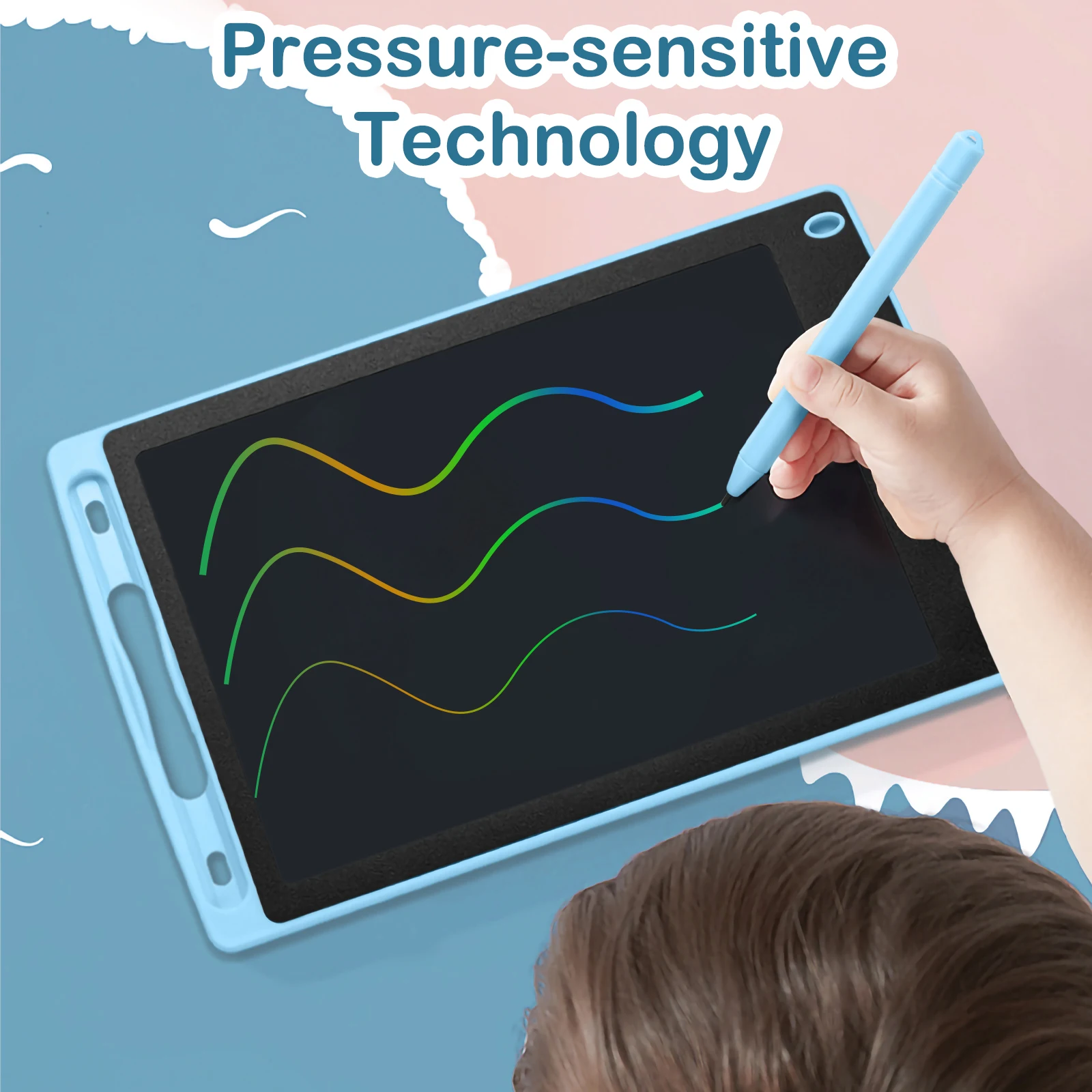 Kids Portable 8.5 inch Color Screen LCD Writing Tablet Drawing Board Digital Electronic Handwriting Memo Pad