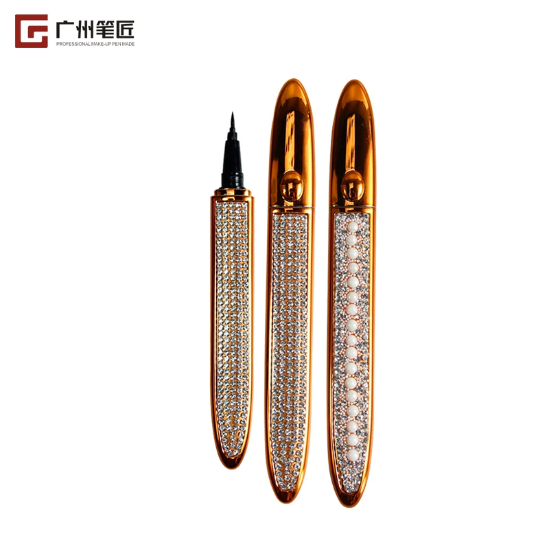 Black OEM ODM Vegan Cruelty Free Natural Waterproof Organic Custom Logo Eye Liner Pen Pencil Liquid Eyeliner Private Label