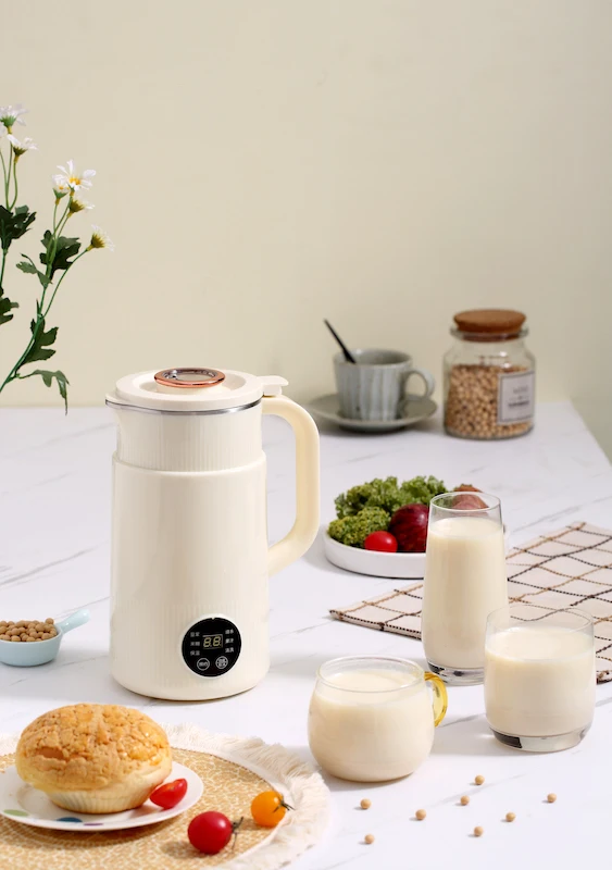800ML Mini Automatic Heating Soybean Milk Machine Vegetarian Filter-Free for Household Use