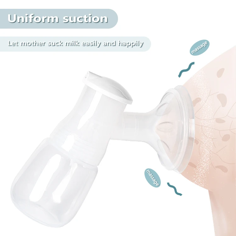 Mom Use Integrated Feeding Milk Extractor Strong Suction Touchscreen LED Display Electric Breast Pump Double