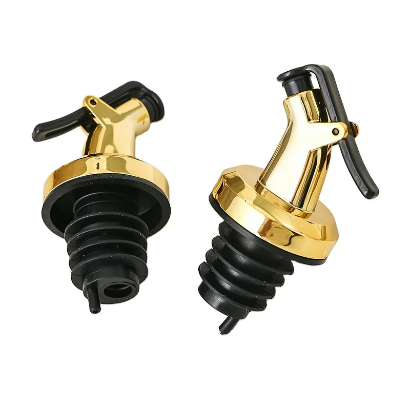 Low price kitchen plastic wine bottle dispenser stopper for olive oil bottle spout pourer