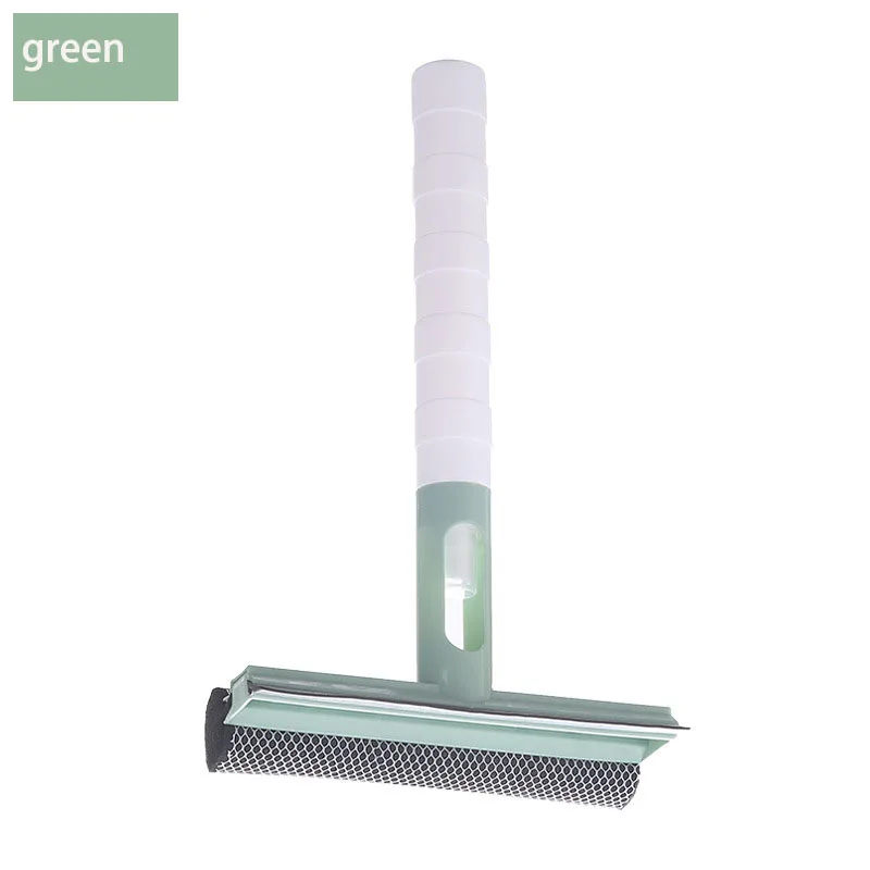 Glass Cleaning Tool Double-sided Disassemble Rod Window Cleaner Mop Squeegee Wiper with Water Spray Bottle