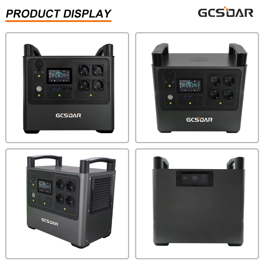 GCSOAR Singo2000 Pro APP Remote Control BMS 2000W 1920Wh Portable Power Station for Laptop Microwave Home Outdoor