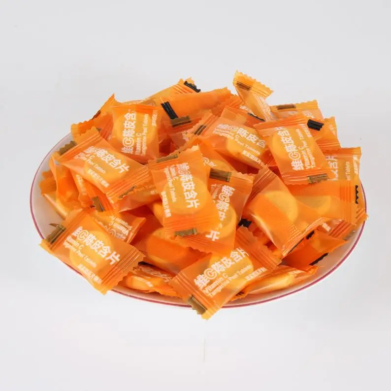 
Factory direct sales Vitamin C Tangerine Bulk colorful packaging candy casual snacks 