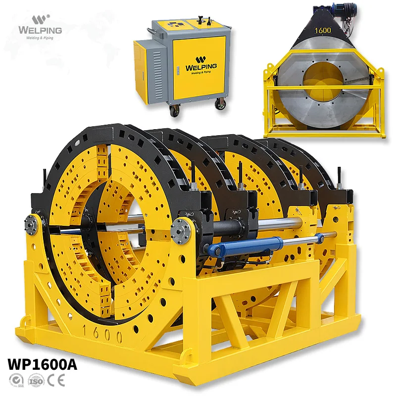 1200-1400-1600 машина для стыкового фьюжн HDPE полиэтиленовая труба Fusion