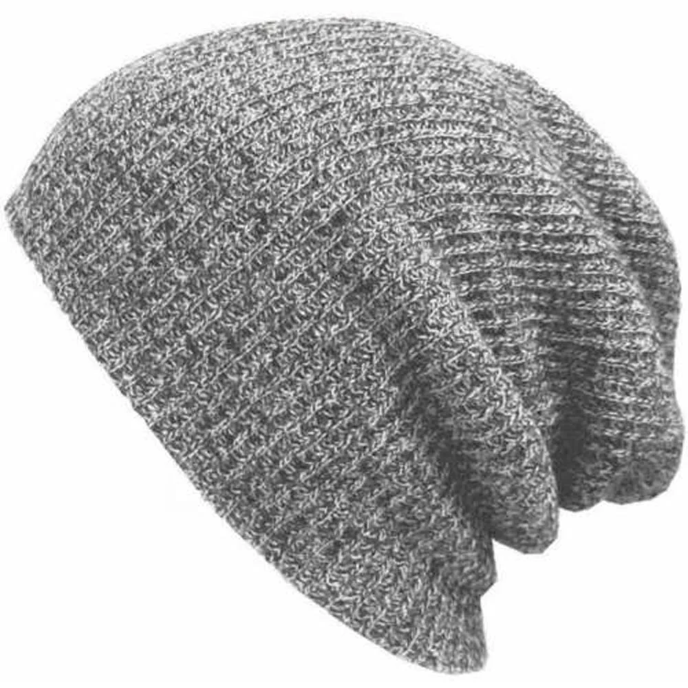 Outdoor Gorros Acrylic Slouchy Crochet Custom Label Ski Beanie Hat Female Soft Baggy Men Knitted Hatbaggy beanie Beanie