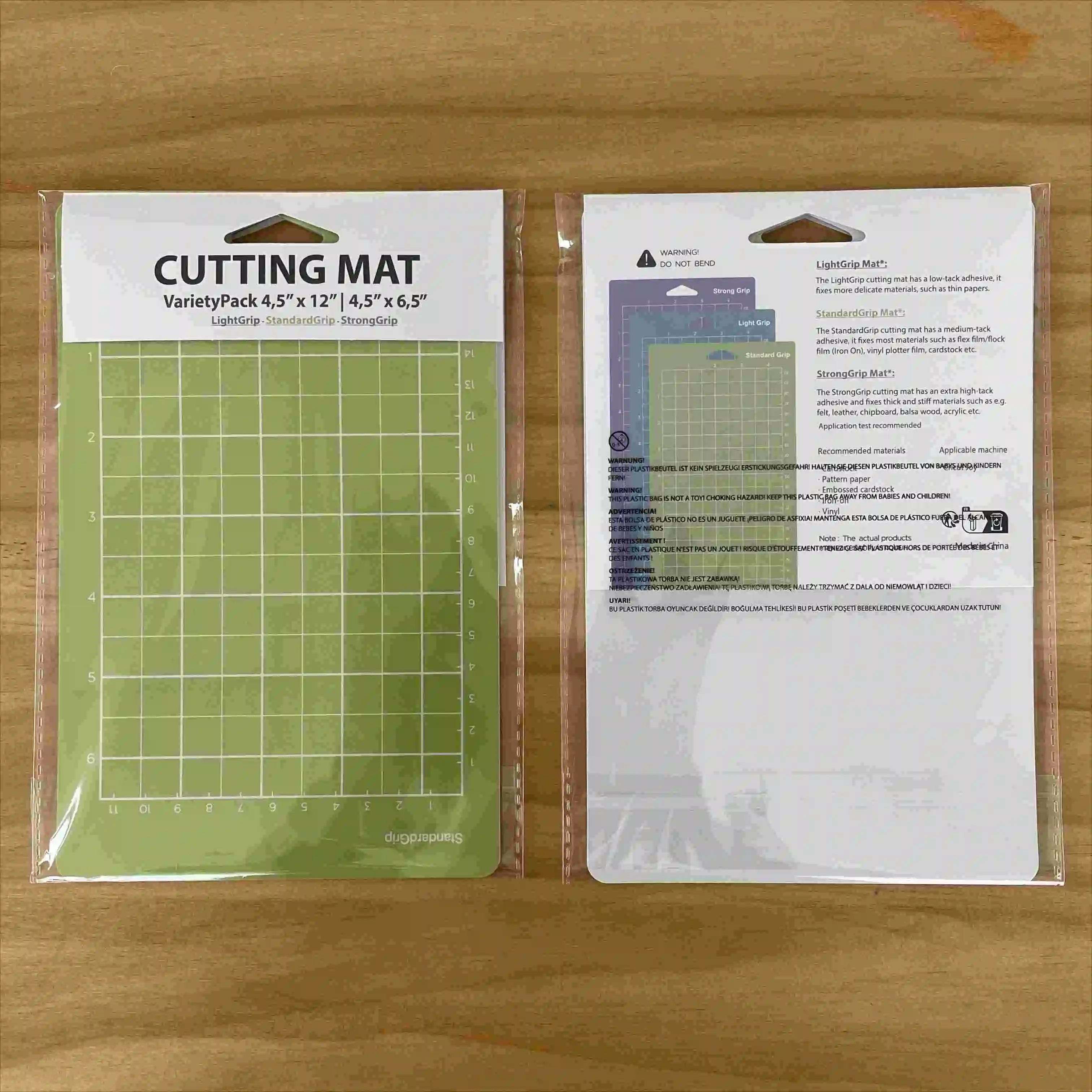 Diylobby Green Standardgrip Craft Mini Cutting Mat for Cricut Joy 4.5x6.5 inch 3 Pack Cutting Mats