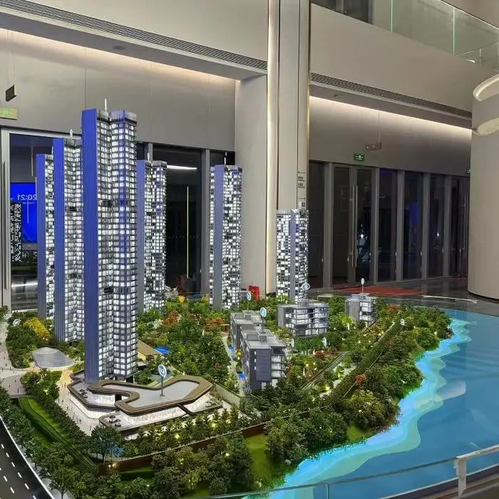 Model for Real Estate 3D City Miniature Residential Building