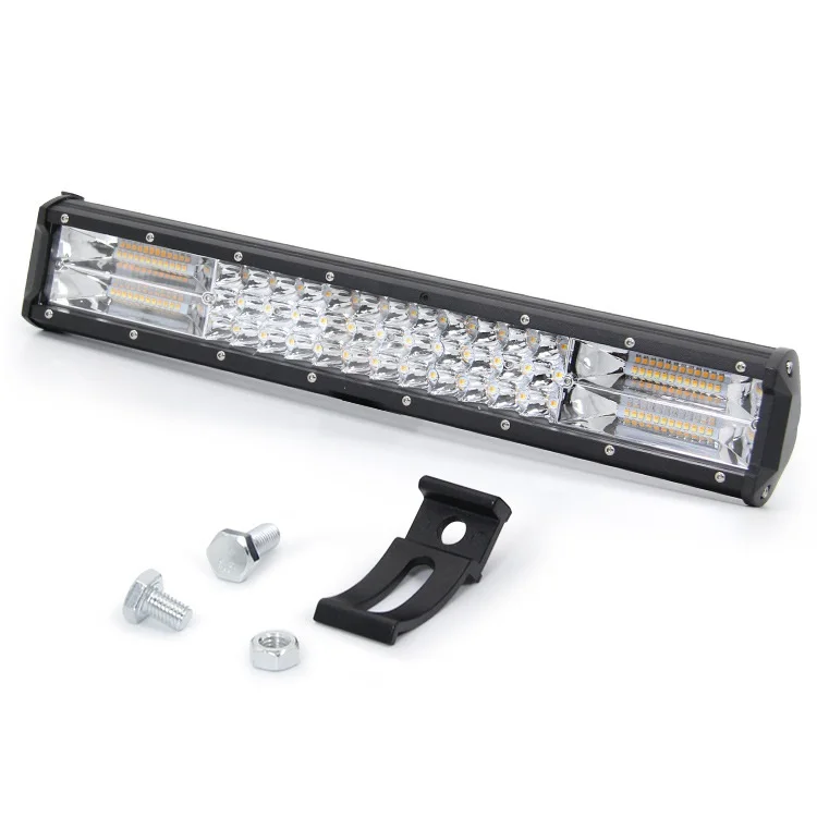 12v 24v truck led light bars amber white dual color led light bars for atv