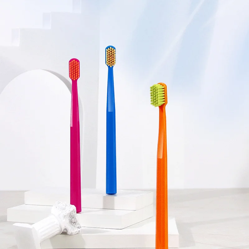 3 pack Hot Selling Factory Wholesale  Wide Head Toothbrush  toothbrush Swiss toothbrush