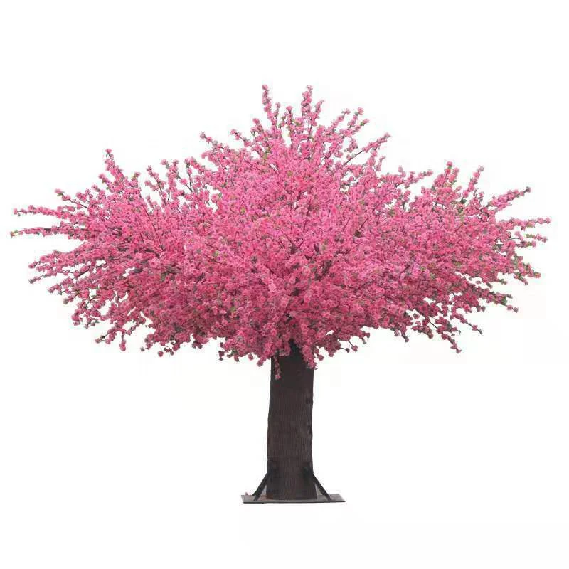 The best popular customized 80cm cherry tree artificial plastic plants pollen for sale