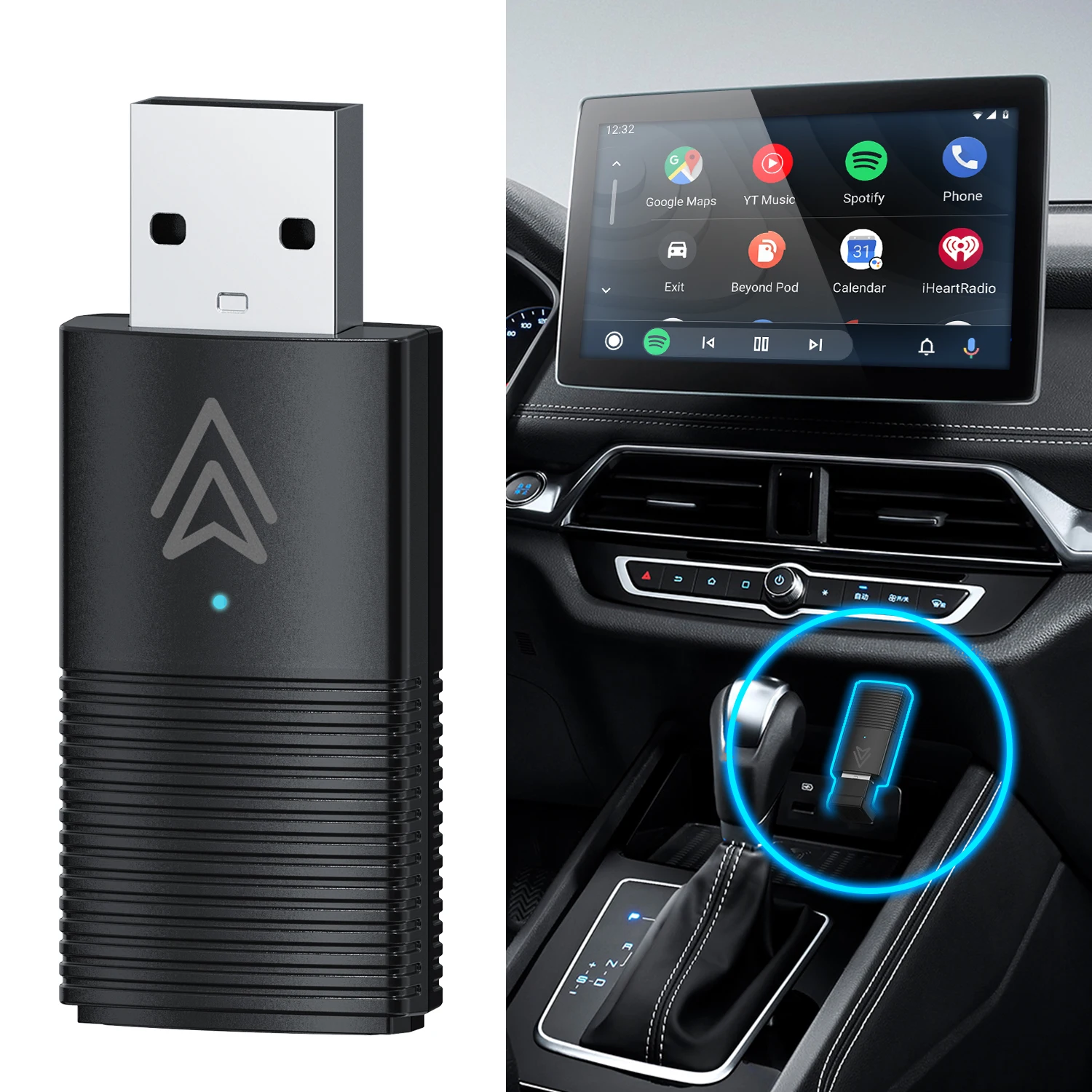 Беспроводной автомобильный адаптер Android для разных брендов Заводская автомобильная коробка автоматическое повторное подключение смарт-коробка Автомобильный ключ