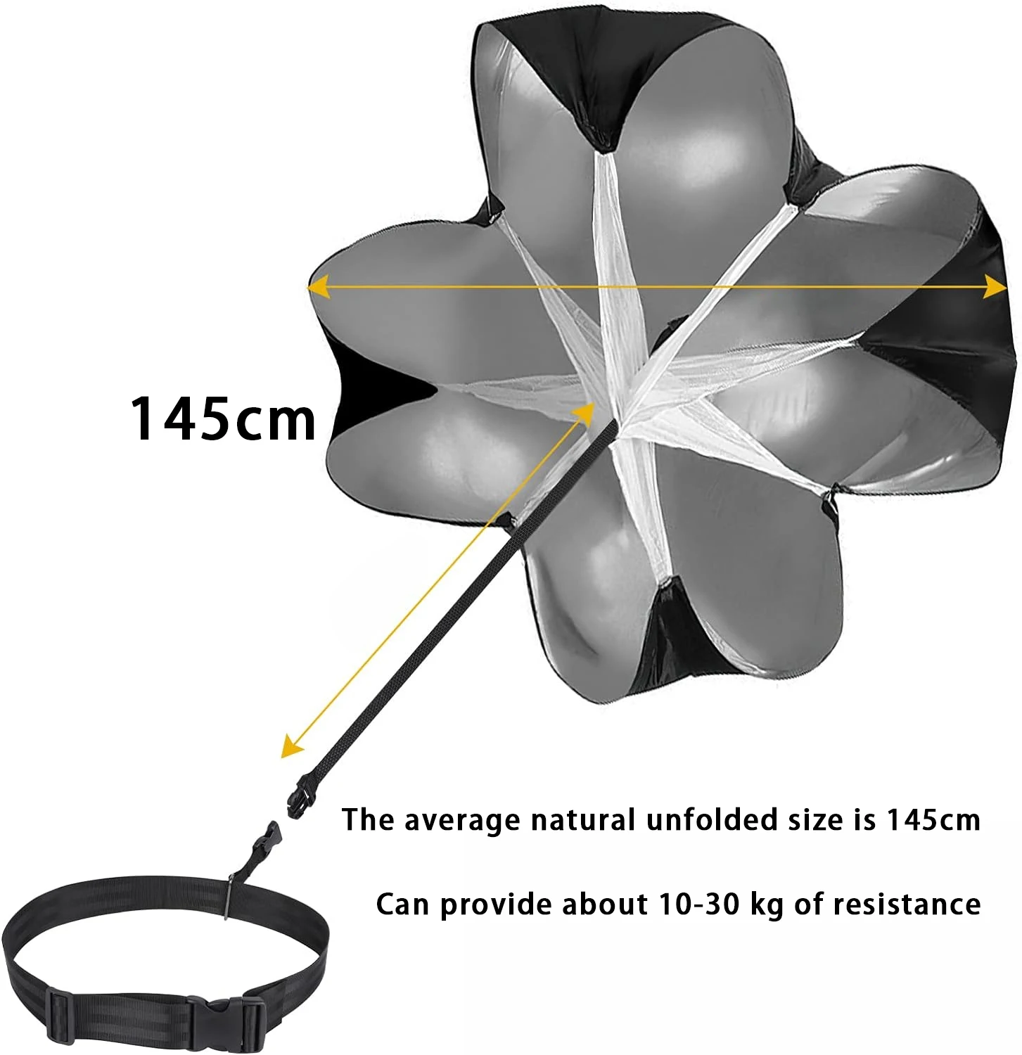 High Quality Swimming Resistance Umbrella Football Running Parachute Speed Training