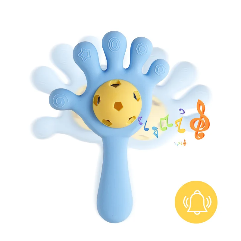 Baby Rattles Toy Teether Hand Jingle Shaking Bell Rattle Funny Educational Toys Newborn Baby 0-12 Months Baby Rattle Toys
