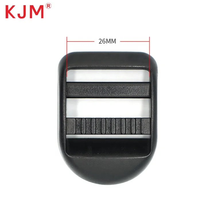 Factory Custom Logo Backpack Chest Strap 25mm Plastic Adjustable Tension Ladder Lock Buckle