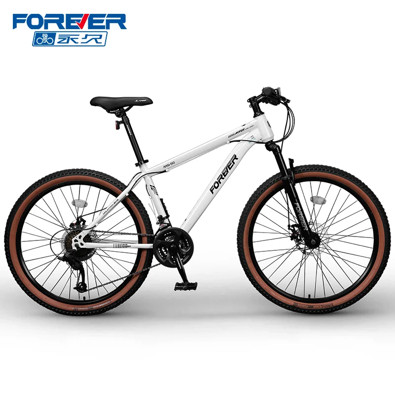 FOREVER Factory Hot Sale 24/26/27.5 Inch Bicycles  24-30 Speed High-Carbon Steel Frame  Off Road Mountain Bike