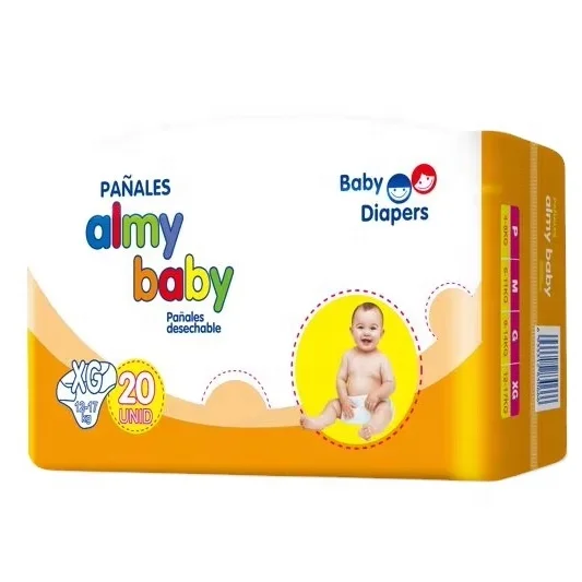 Factory supply wholesale OEM custom baby diapers daily use breathable baby diapers for all size