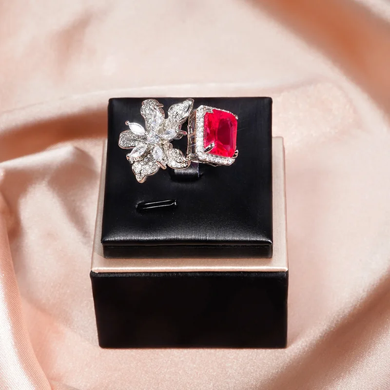Joyeria 2024 серебряное кольцо plata 925 ювелирные изделия кольцо estrella joya кольцо оптом 925 стерлингового серебра ювелирные изделия индийский Рубин