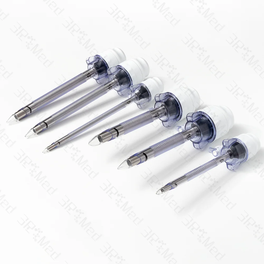 Disposable Medical Laparoscopic Trocar White Laparoscopic Surgery 3 Years Manual 3mm 5 Mm 10mm 12mm Sterile Blister Packing TUV