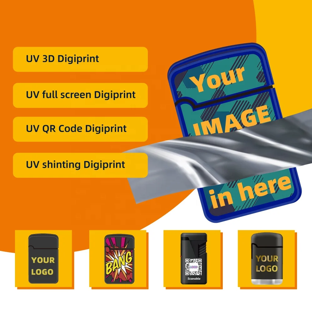 ZENGAZ MODEL SELECTION Free Shipping Custom Logo Refillable Gas Jet Flame Lighters For Cigar and Cigarette Smoking